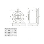 Катушка переносная BM9-3102-0000 пластиковая
