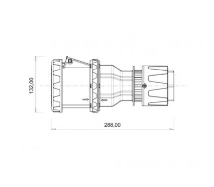 Розетка BCS-6505-7312 кабельная