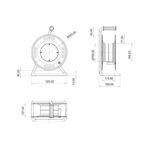 Катушка переносная BM3-4303-0004 металлическая
