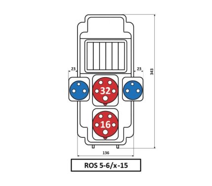 Распределительное устройство ROS 5/X-15