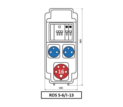Распределительное устройство ROS 5/I-13/S