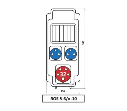 Распределительное устройство ROS 5/X-10