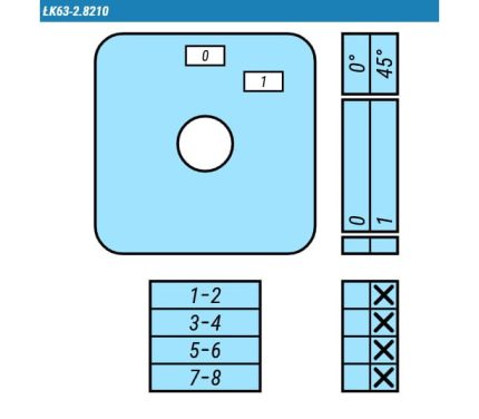 Выключатель LK63-2.8210\OB2 схема 0-1, 4-полюса