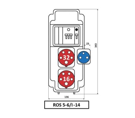 Распределительное устройство ROS 5/I-14/S