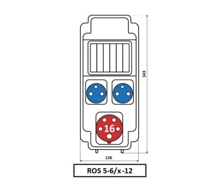 Распределительное устройство ROS 5/X-12/S