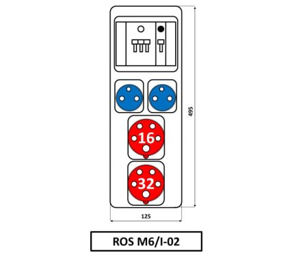 Распределительное устройство ROS-M6/I-02