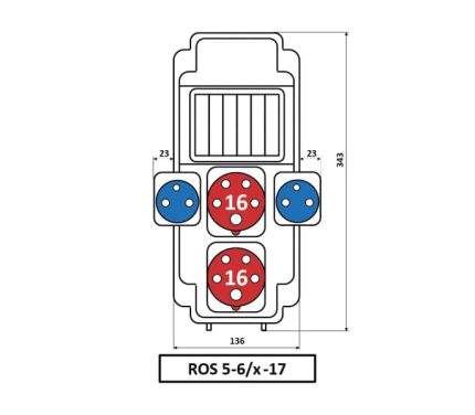 Распределительное устройство ROS 5/X-17/S