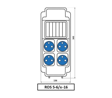 Распределительное устройство ROS 5/X-16/S