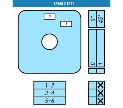 Выключатель LK16R-2.8211\OB2C схема 0-1, 3-полюсный