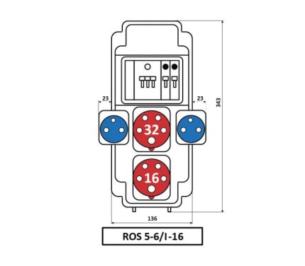 Распределительное устройство ROS 5/I-16/S