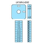 Кулачковые переключатели – Выключатель LK16R-6.4243\P03 схема 1-0, 12-полюсный Выключатель LK16R-6.4243\P03 схема 1-0, 12-полюсный