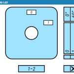 Выключатель SK10G-1.621\P03 схема 0-1, 1-полюсный