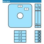 Кулачковые переключатели – Выключатель SK10-2.8210\P03 схема 0-1, 4-полюсный Выключатель SK10-2.8210\P03 схема 0-1, 4-полюсный