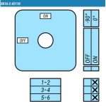 Кулачковые переключатели – Выключатель SK16-2.42110\OB11 схема 1-2 Выключатель SK16-2.42110\OB11 схема 1-2