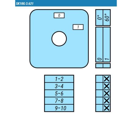 Выключатель SK10G-3.621\BS23 схема 0-1