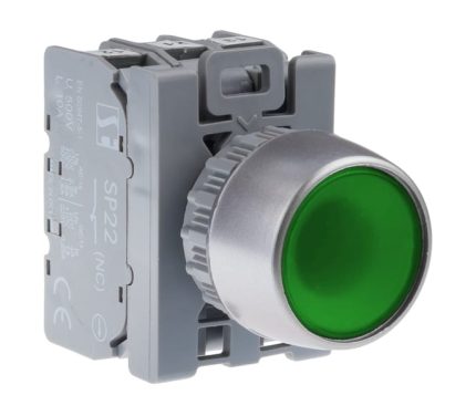 Кнопка управления SP22-AKLz-10-220-LED