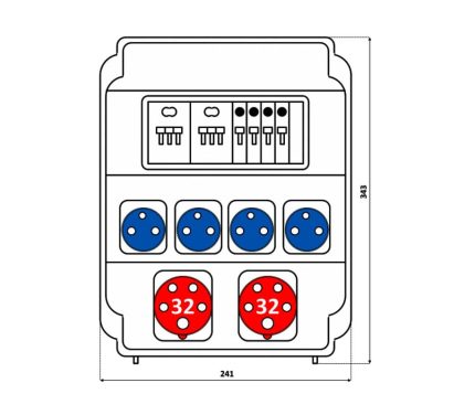 Корпус на 11 модулей – Бокс комбинированный ROS 11 AB/CI-011 с разъемами Бокс комбинированный ROS 11 AB/CI-011 с разъемами