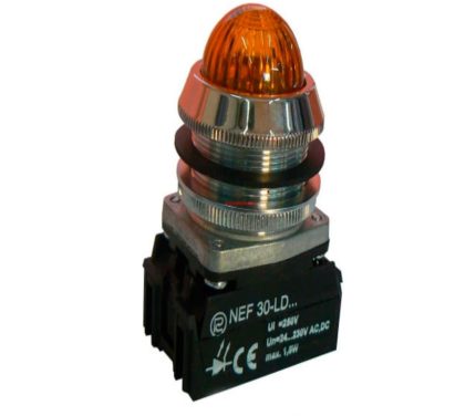 Диодная сигнал.лампочка NEF30-LDS/24V-230V g/P01