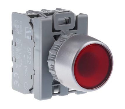 Кнопка управления SP22-AKLz-11-220-LED