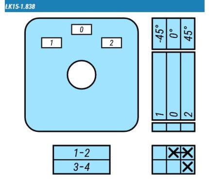 Переключатель LK15-1.838\P03 схема 1-0-2