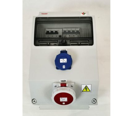 Бокс комбинированный ROS 12 AB/GFI-205 с разъемами