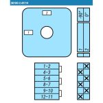 Кулачковые переключатели – Выключатель SK10G-3.42114\P03 схема 1-2, 3-полюсный Выключатель SK10G-3.42114\P03 схема 1-2, 3-полюсный