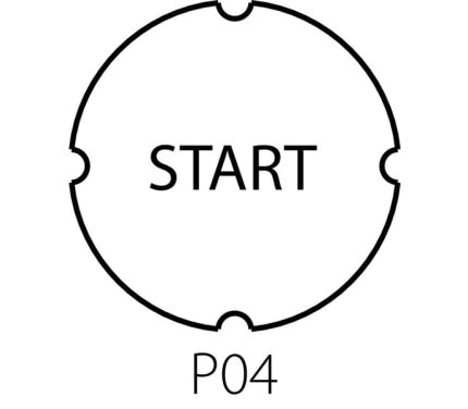 Комплектующие для кнопок – Вкладыш ST22-7202\P04 Вкладыш ST22-7202\P04