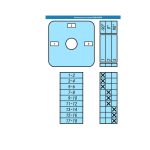 Выключатель LK16R-5.4324\P03 схема 1-2-3