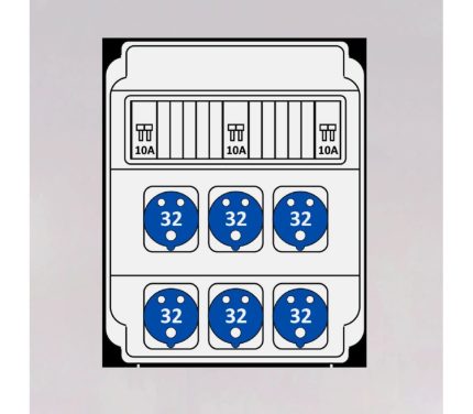 Бокс комбинированный ROS 16 AB/CI/EK-341 с разъемами