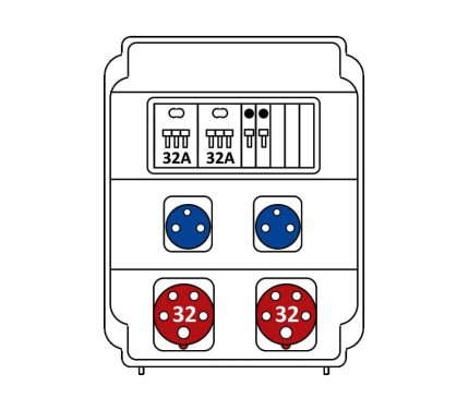 Бокс комбинированный ROS 11 AB/GI/EK-213 с разъемами