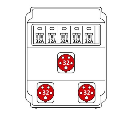 Бокс комбинированный ROS 16 AB/CI-392 с разъемами