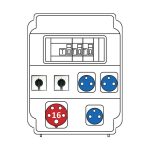 Корпус на 11 модулей – Бокс комбинированный ROS 11 AB/CFI/EK-259 с разъемами Бокс комбинированный ROS 11 AB/CFI/EK-259 с разъемами