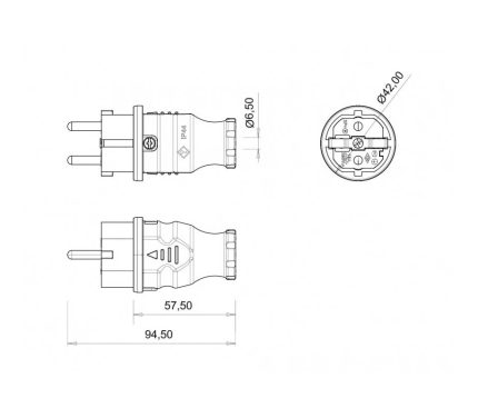 Розетка BV2-1402-2031