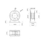 Катушка переносная BM3-4357-0004 металлическая