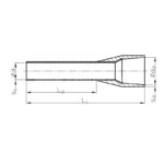 Наконечник втулочный HI 1/12 DIN (500 шт.)