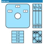 Переключатель SK10G-2.634\P03 схема 1-0-2