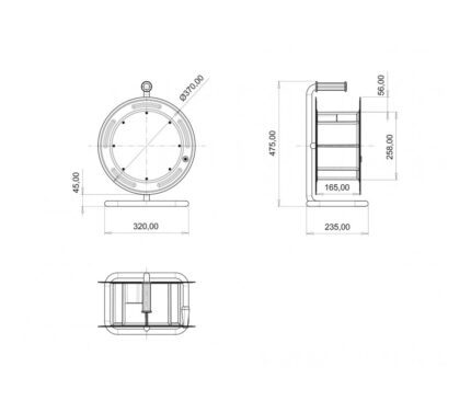 Катушка переносная BM4-5103-1160 металлическая